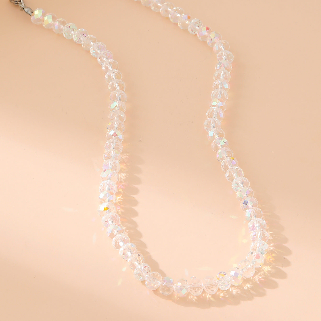 Fashion White Polygon Beaded Bracelet For Women
