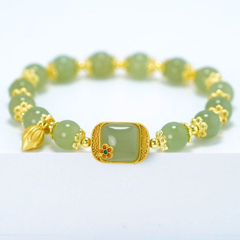 Fashion Cube Sugar Lotus Seedpod Bracelet For Women
